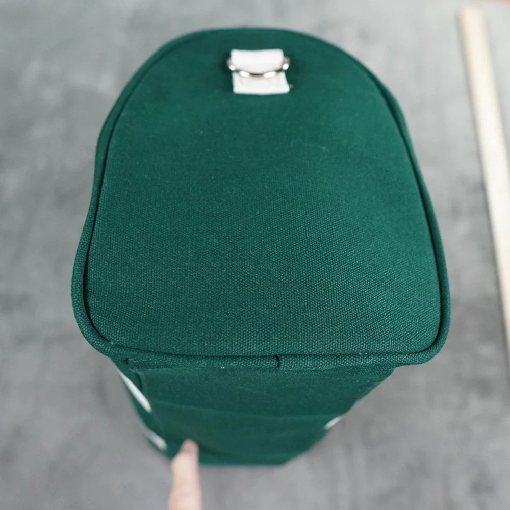 AG1 Duffle Bag Unisex Medium Green Canvas Athletic Greens Gym Travel Bag